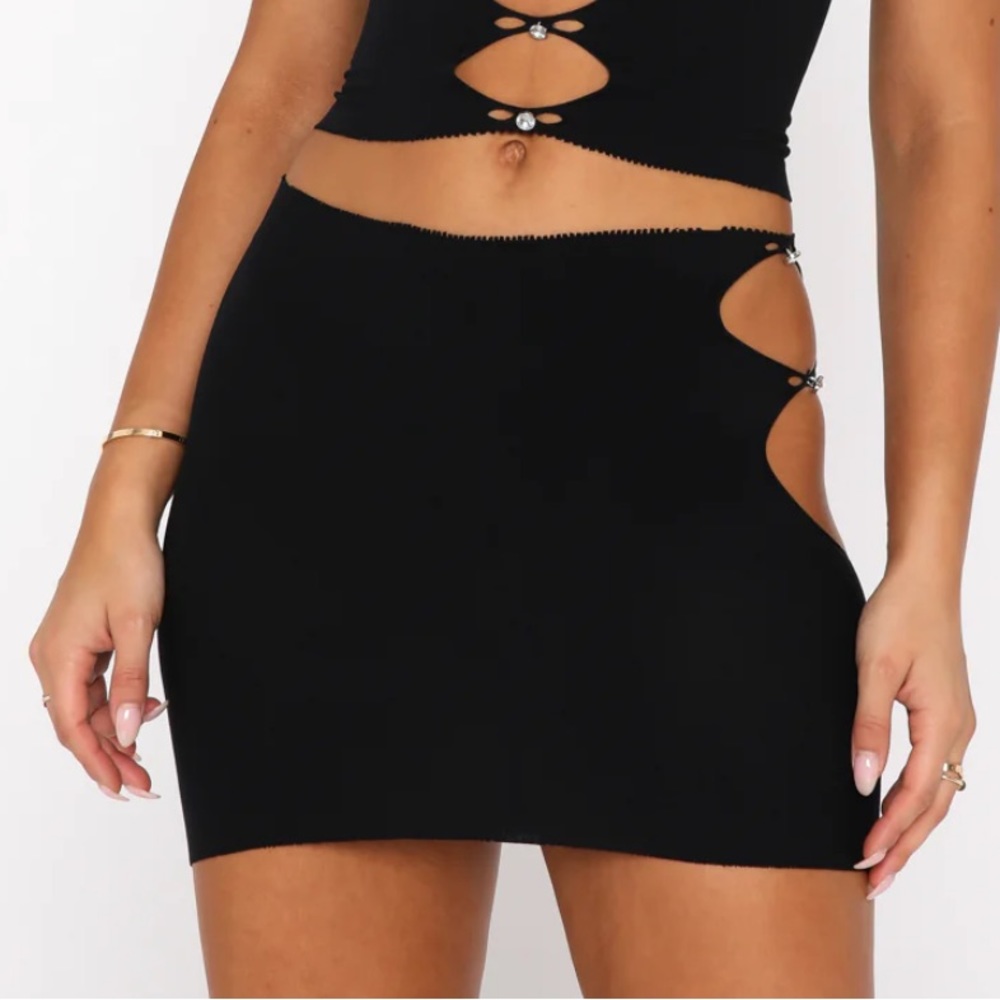 White Fox Built Like This Mini Skirt